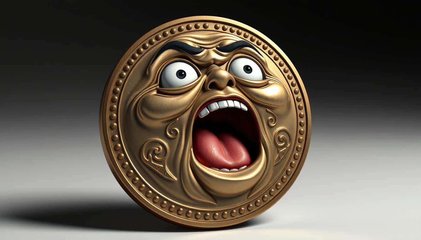 shocked face meme coin